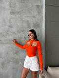 La Soleil Back Cut Blouse