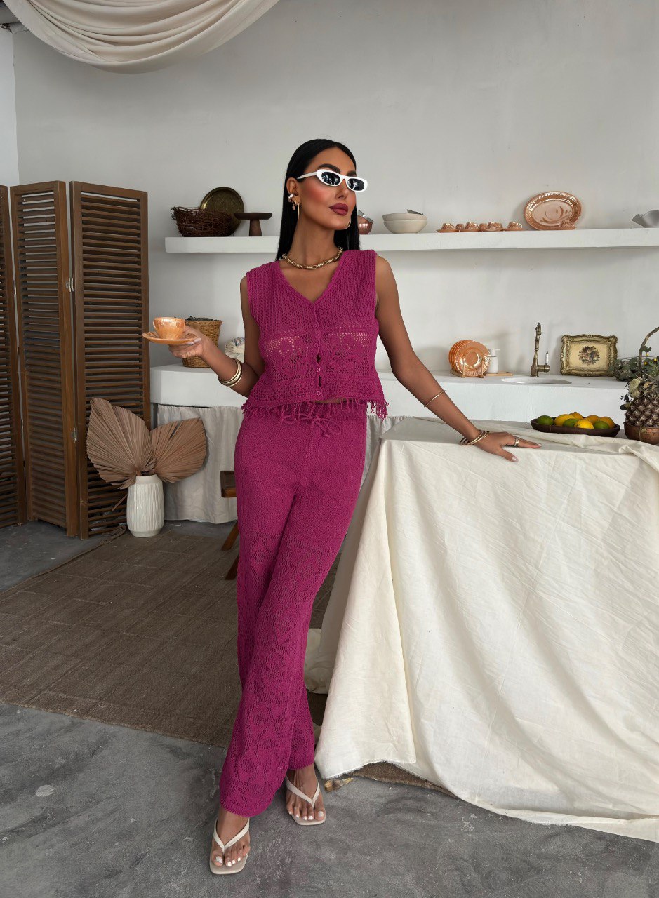 Fuchsia Glow Two Piece Set