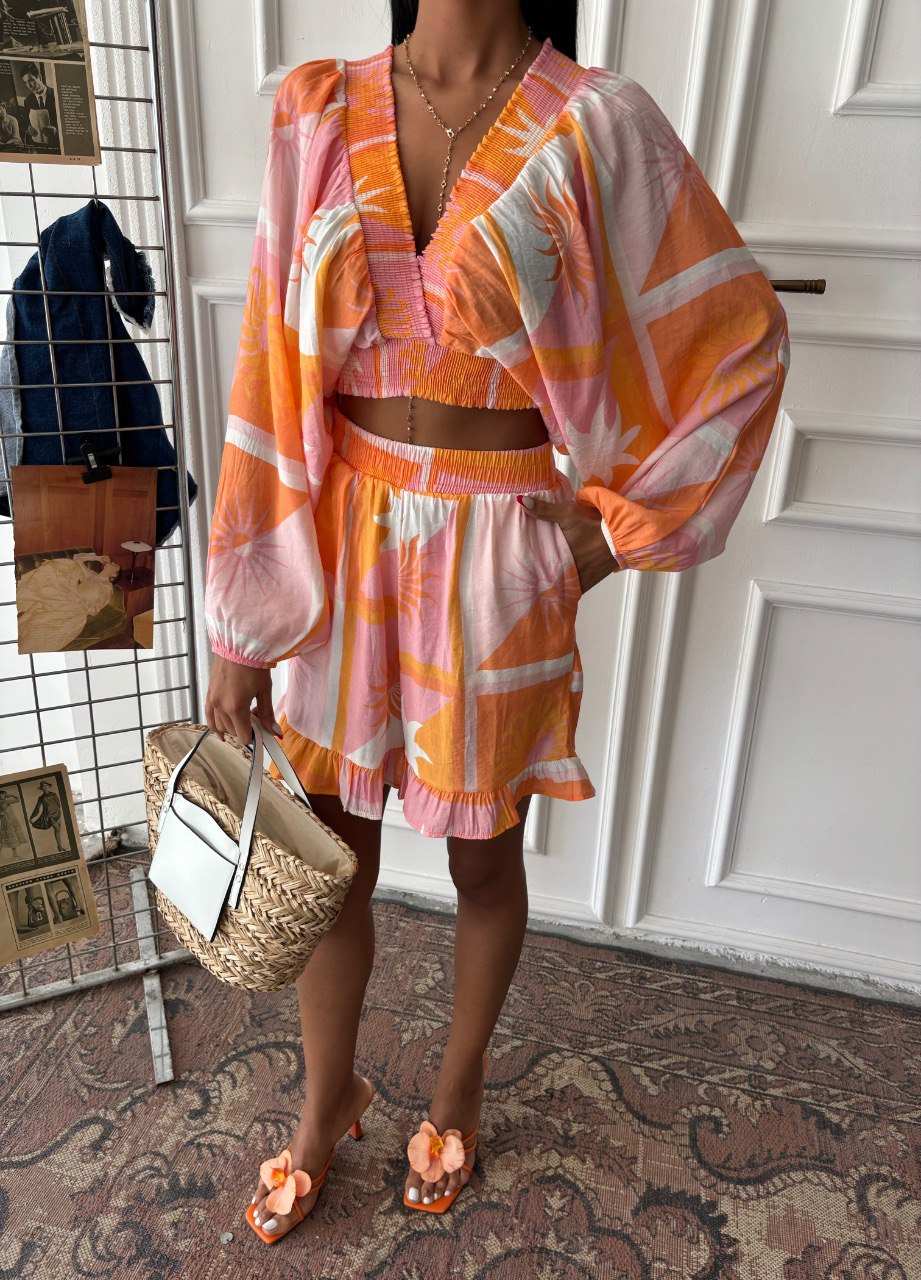 De Sunset Bloom Modal Set