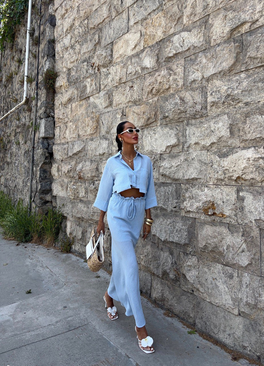 De Sky Pleats-set