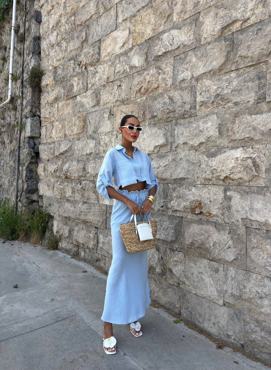 De Sky Pleats-set
