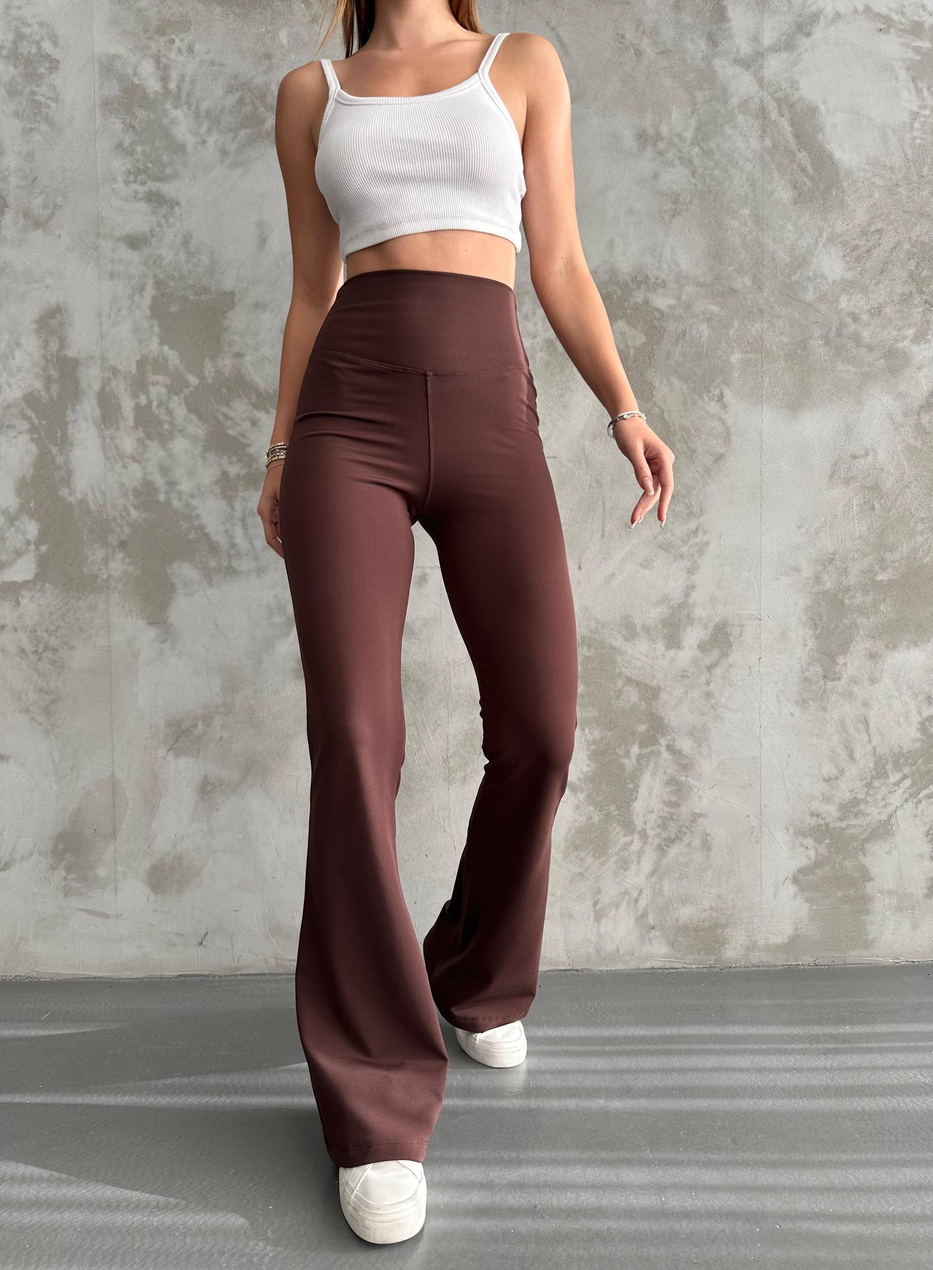 Warm Core High Waist Flare Leggings