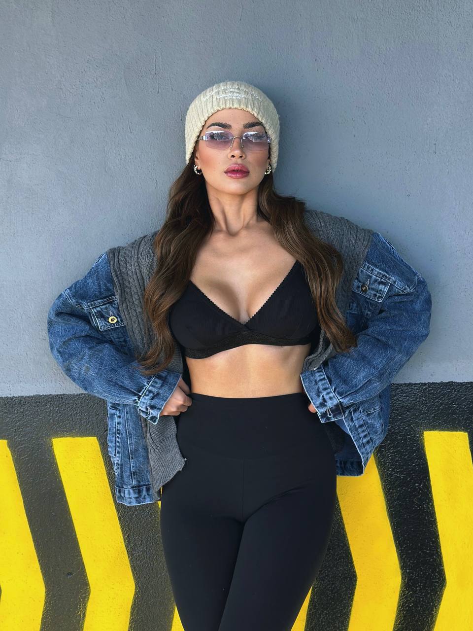 Signature Knit Denim Jacket