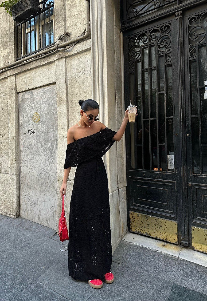 The Luxe Off-Shoulder Dress