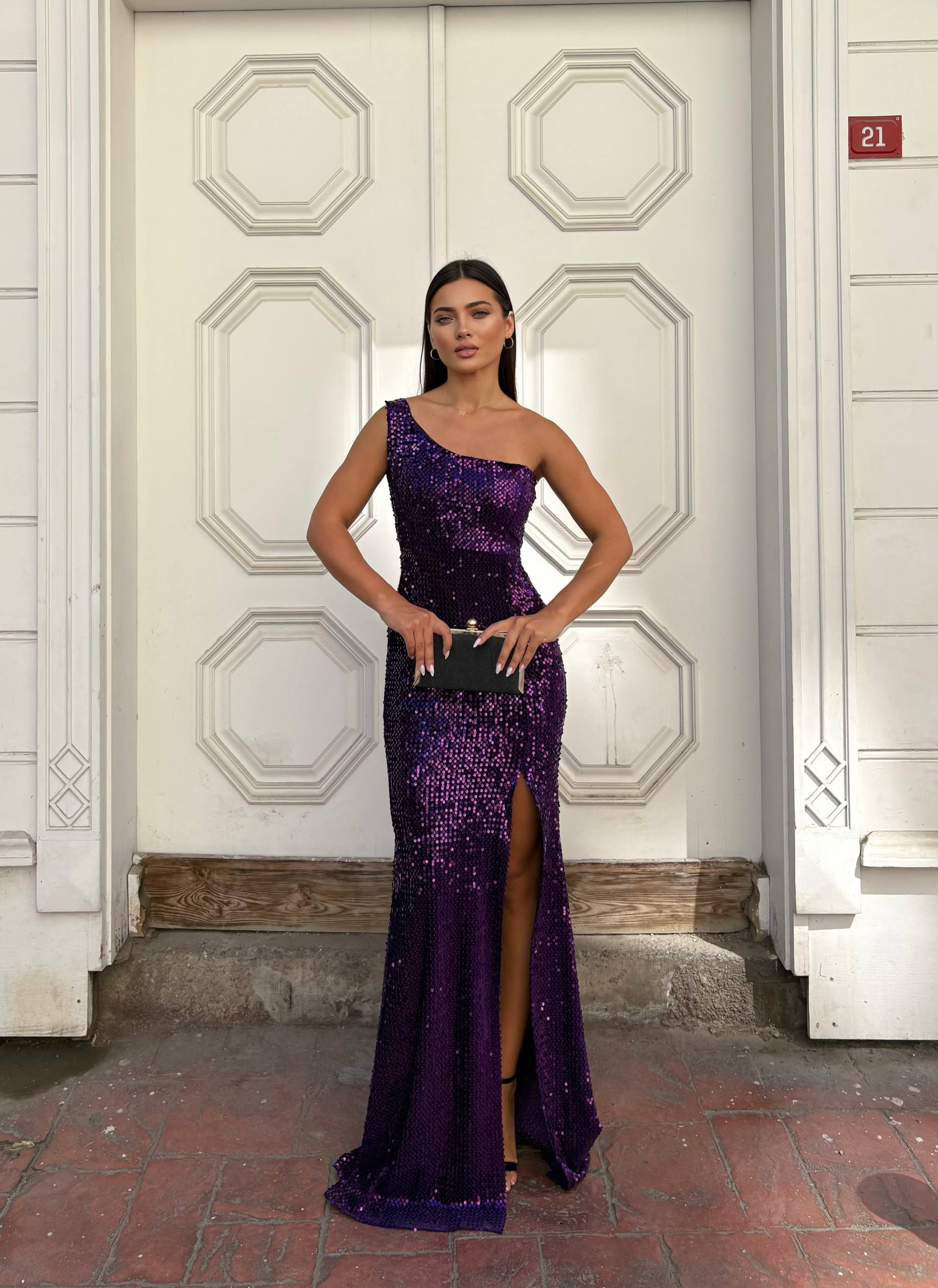 Purple Midnight Shine Dress