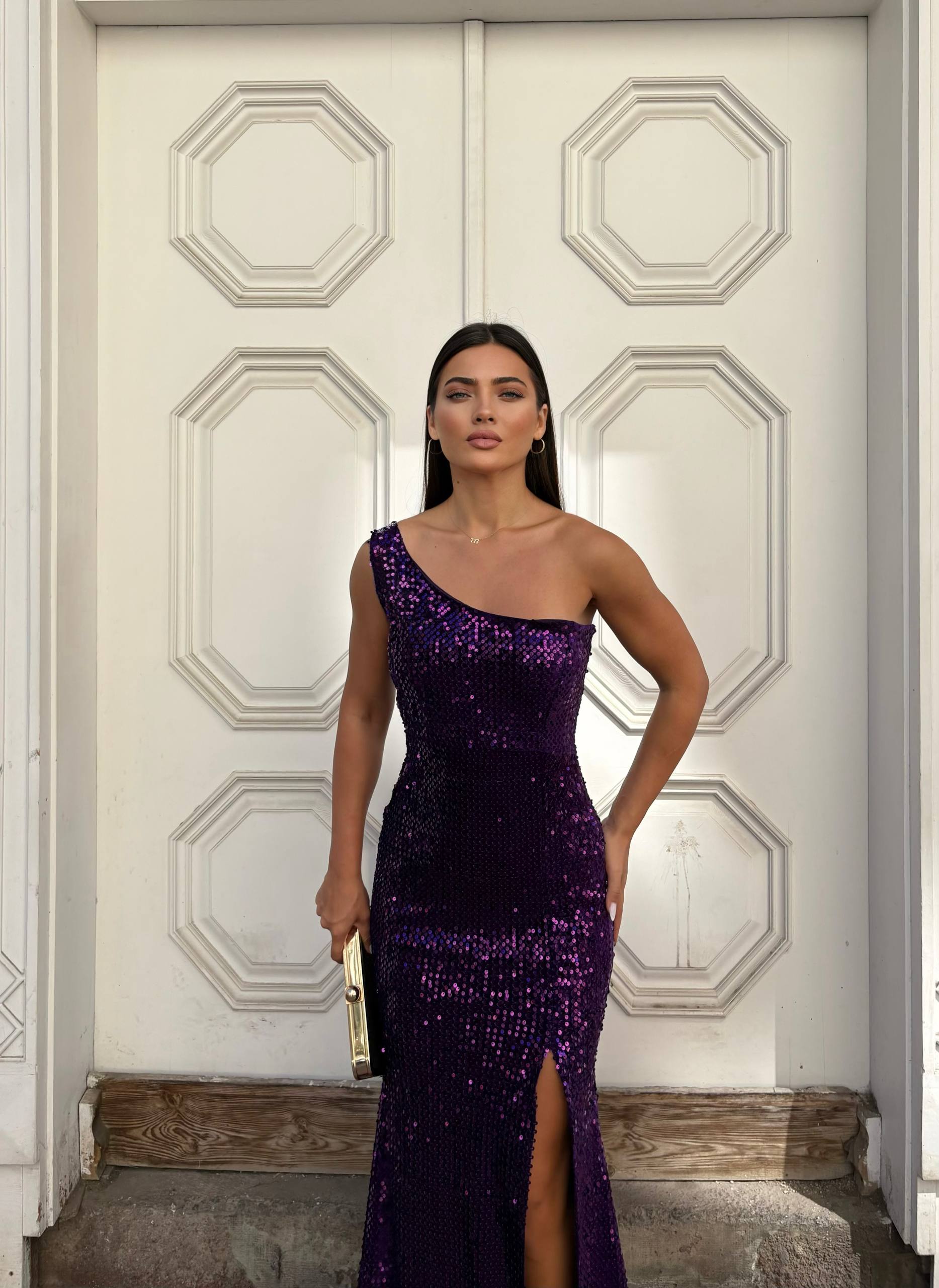 Purple Midnight Shine Dress